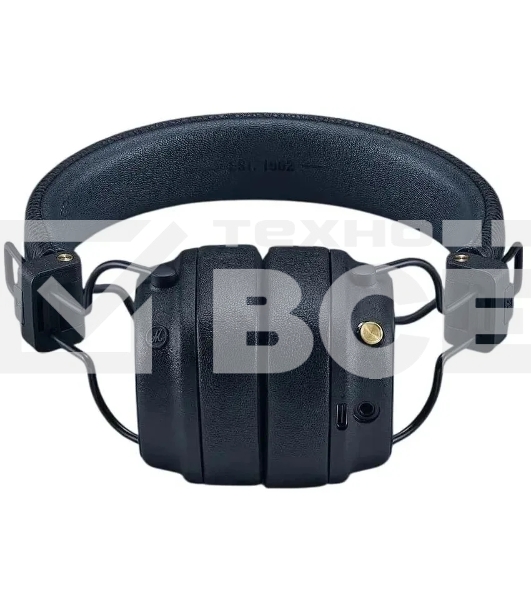 Беспроводные/проводные наушники Marshall Major V синий, накладные, Bluetooth + проводной, беспроводная зарядка, до 100 ч