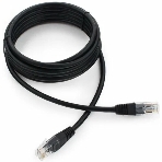 Патч-корд UTP Cablexpert PP12-10M/BK кат.5e, 10м, литой, многожильный, черный, фото2