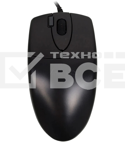 Мышь проводная A4Tech OP-620DS черный, 1000 dpi, USB, кнопки - 4