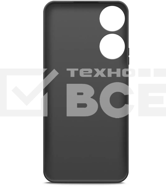 Чехол (клип-кейс) BoraSCO для Honor X5 Plus черный