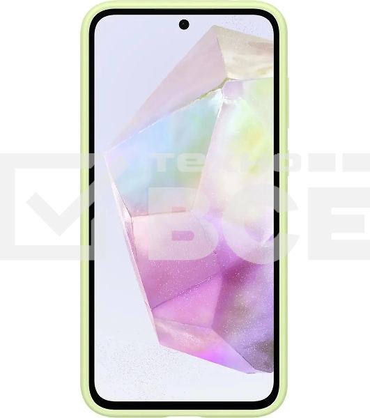 Чехол (клип-кейс) Samsung для Samsung Galaxy A35 Card Slot Case A35 лайм (EF-OA356TMEGRU)