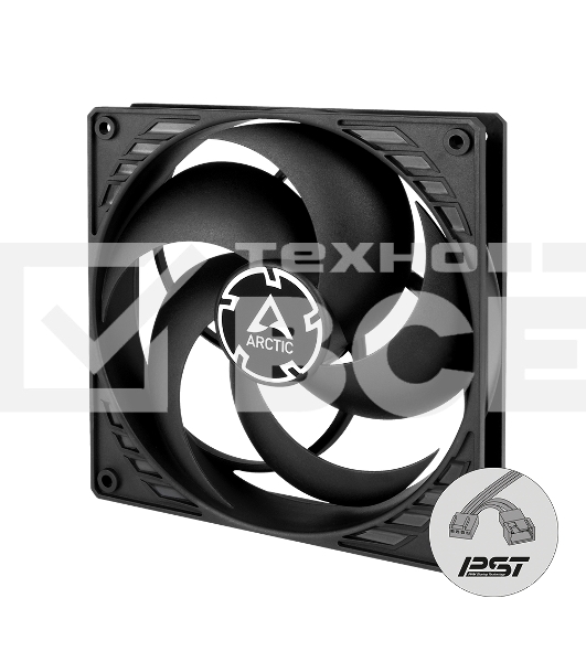 Вентилятор для корпуса Arctic P14 PWM PST черный, 140 мм, 1700 об/мин, 22.5 дБ, 4 pin