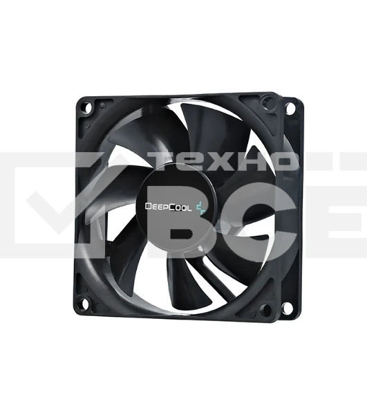 Вентилятор для корпуса DEEPCOOL XFAN 80 черный, 80 мм, 1800 об/мин, 20.3 дБ, 4 pin