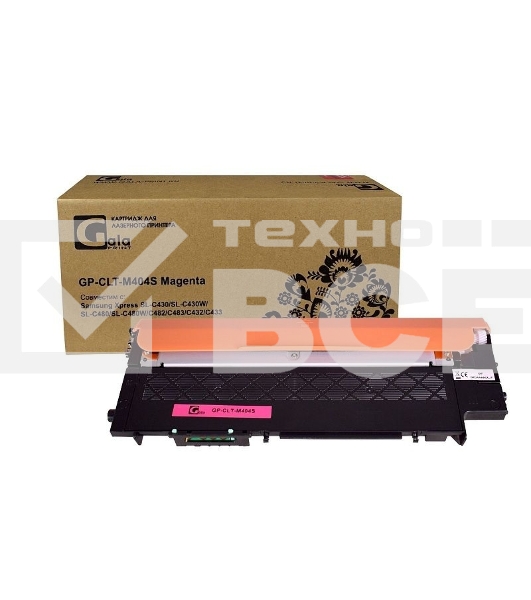 Картридж GalaPrint GP-CLT-M404S Magenta (1000 стр) для Samsung Xpress SL-C430/SL-C430W/SL-C480/SL-C480W/C482/C483/C432/C433