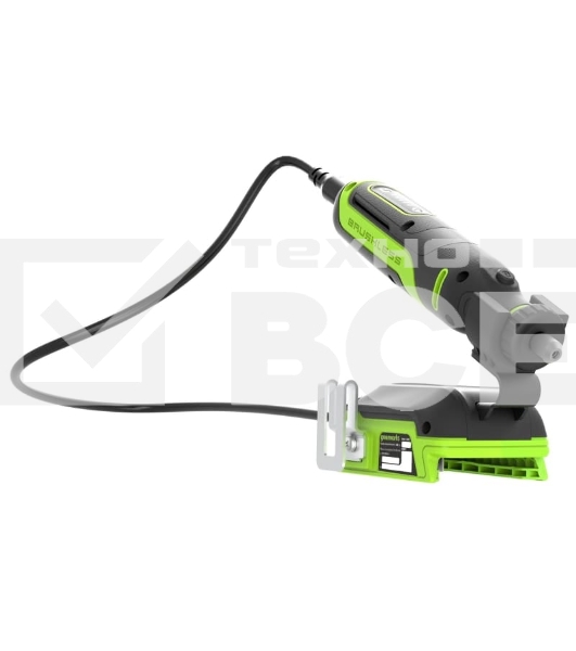 Гравер аккумуляторный GreenWorks G24RT, 24V, бесщеточный, с принадлежностями 52 шт., без АКБ и ЗУ (3200807)