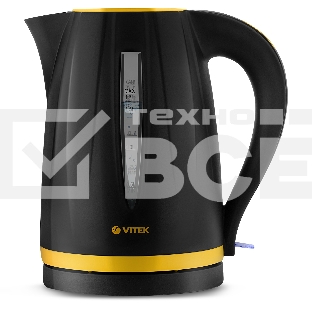 Чайник электрический Vitek VT-1168 1.7л. 2200Вт черный