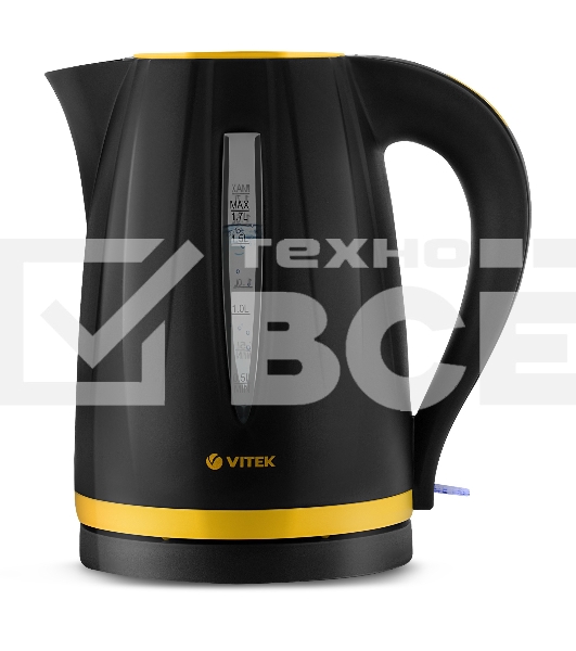 Чайник электрический Vitek VT-1168 1.7л. 2200Вт черный
