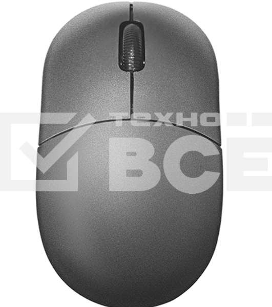 Мышь проводная Qumo Simple Office M92 серый, 1000 dpi, USB, кнопки - 3