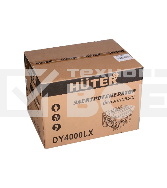 Электрогенератор бензиновый Huter DY4000LX, 3.3 кВт, 68 дБ, 42.2 кг