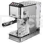Кофеварка рожковая BBK BCM1501 нержавеющая сталь/черный, исп. кофе - молотый, 1.7 л, 1200 Вт, 20 бар, фото 1