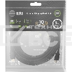 Кабель аудио-видео Cactus CS-DP-DP-1.4-10 DisplayPort (m)/DisplayPort (m) 10м. позолоч.конт. черный, фото 1