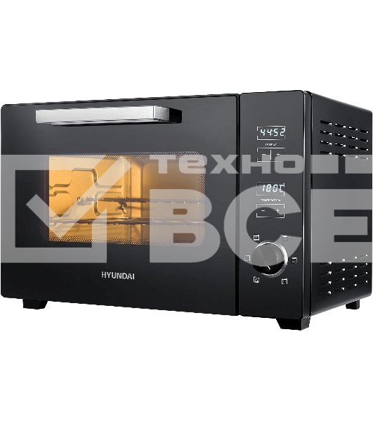 Мини-печь Hyundai MIO-HY100 38л. 1800Вт черный