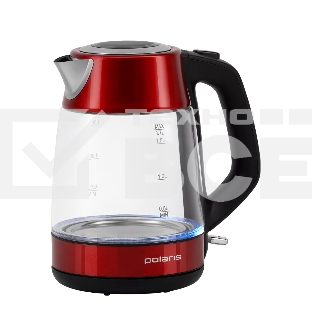 Чайник электрический Polaris PWK 1760CGL 1.7 л, 2150 Вт, красный