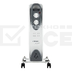 Масляный обогреватель Engy EN-2205 Modern (5 секций) белый, 1000 Вт, 10 м2, термостат, фото4