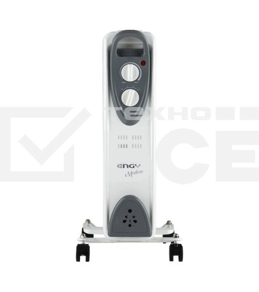 Масляный обогреватель Engy EN-2205 Modern (5 секций) белый, 1000 Вт, 10 м2, термостат