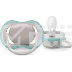 Пустышка Philips Avent ultra air, бежевая без рисунка, 18+ мес., 1 шт., фото 1