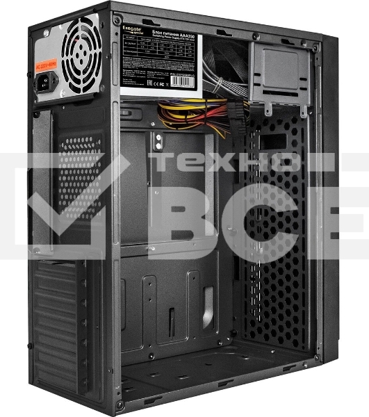 Компьютерный корпус Minitower ExeGate BAA-105U2-01-AAA350 (mATX, БП AAA350 с вент. 8см, 2*USB+2*USB 3.0, аудио, черный)