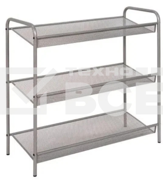 Подставка для обуви ЗМИ Женева 23 ПДО Ж23 ГР графит, 3 полки