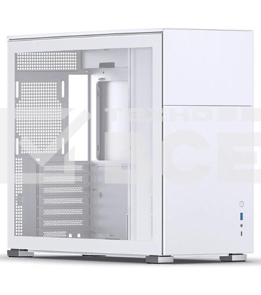 Компьютерный корпус без блока питания Case JONSBO D41 STD, Midi-Tower, TG, no fan, 1xUSB-A 3.2 + 1xUSB-C 3.2, ATX, mATX белый