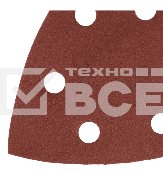 Треугольник абразивный Denzel на ворc. подложке под 