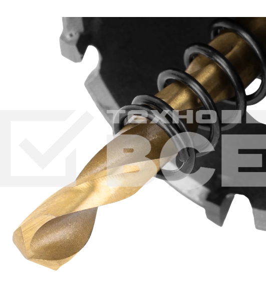 Коронка по металлу Denzel 724012 твердосплавная, 38 мм