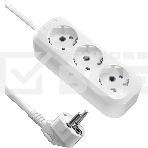 Удлинитель DEFENDER (99369) R330 16 А, 3 роз х 10 м, белый, фото4