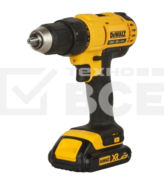 Дрель-шуруповерт аккумуляторная DeWalt 18 В, 2 АКБ, ЗУ. DCD771S2