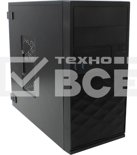 Компьютерный корпус Mini Tower InWin EFS052 Black 600W PM-600ATX U3*2 +A(HD)+ front fan holder+ Screwless mATX
