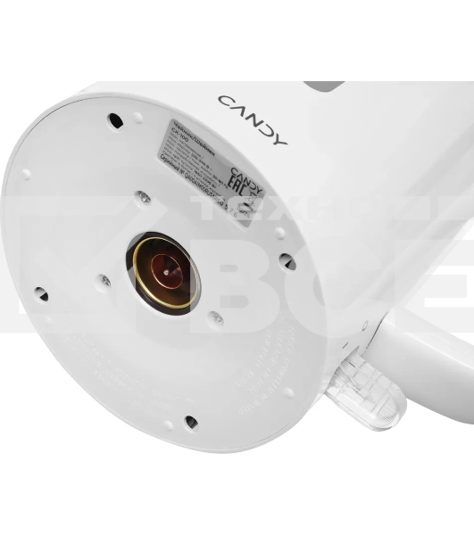 Чайник электрический Candy QA00A1M00RU 1.7л. 2200Вт белый корпус: пластик (CK-100)