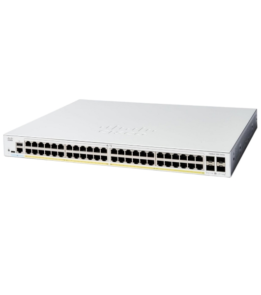 Коммутатор Cisco Catalyst C1200-48P-4X, 48×1 Гбит/с + 4×10 Гбит/с SFP+