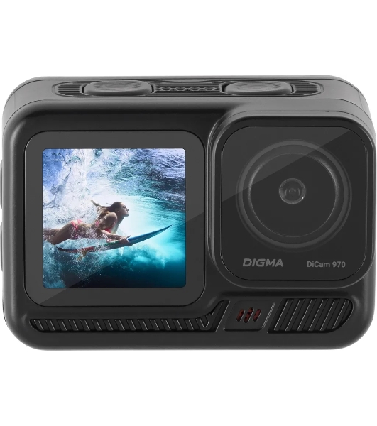 Экшн-камера Digma DiCam 970 1xCMOS 12Mpix черный