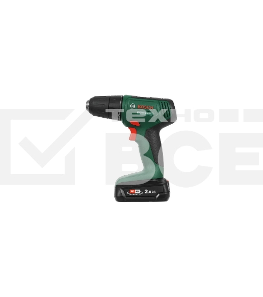 Дрель-шуруповерт Bosch Easydrill 18V-40 (2x 1,5Aч) + AL18V-20 кейс 1200Вт аккум. патрон:быстрозажимной (кейс в комплекте) (06039D8002)