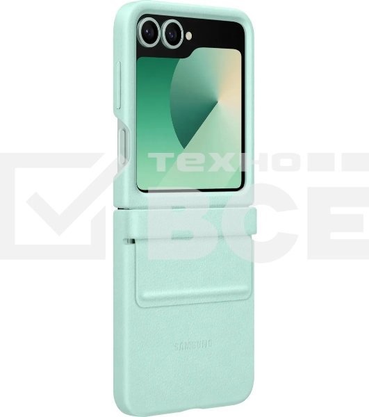 Чехол (клип-кейс) Samsung для Samsung Galaxy Z Flip6 Kindsuit Case Flip 6 (F741) мятный (EF-VF741PMEGRU)