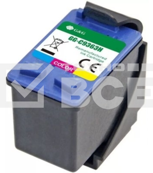 Картридж струйный G&G GG-C9363HE GG 134 цветной (18 мл) для HP DJ 6543, 5743, 5740, 6843, PS 325, 375, 8153, 8453