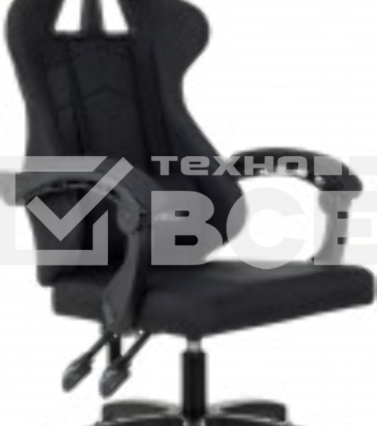 Кресло игровое Zombie Zoom Fabric черный Neo Black, крестов. пластик