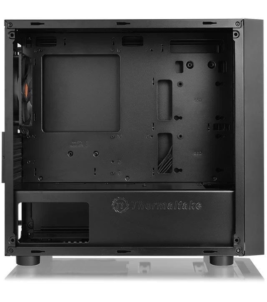 Компьютерный корпус Thermaltake Versa H18 Window черный без БП mATX 2xUSB 2.0 1xUSB 3.0 audio bott PSU