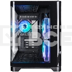 Компьютерный корпус 1STPLAYER UVIEW UV6 ARGB черный mATX 3x120мм ARGB fans UV6-BK-2FC7R-1FC7, фото9