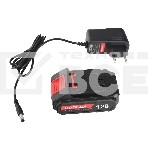 Дрель-шуруповерт аккумуляторная ПОБЕДА ДА-12/1Ли, 12В, 32 нм, быстрая зарядка, 1 батарея, цветная коробка, фото4