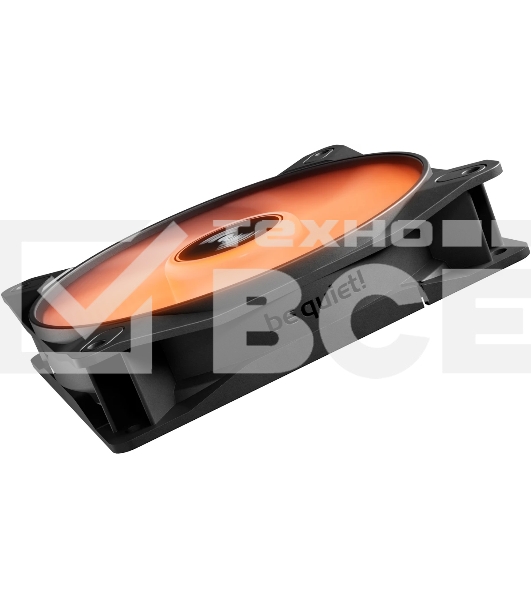 Вентилятор для корпуса be quiet! LIGHT WINGS LX 120мм PWM (120x120x25мм, 4-pin PWM, ARGB, 51.5CFM, 25.5dBA, 1600RPM, черный)