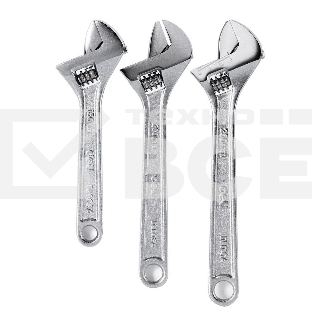 Набор разводных гаечных ключей Deli DL006A-3 3 шт 6