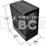 Корпус Ginzzu RX470 mATX, фото5
