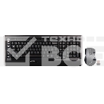 Комплект клавиатура+мышь A4TECH 9300F беспроводной, USB, 2000 DPI, чёрный, фото 1