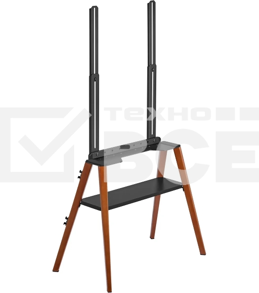 Подставка для телевизора Cactus CS-ST3645BKWN черный/орех, 43'-65' макс. 40 кг, напольный