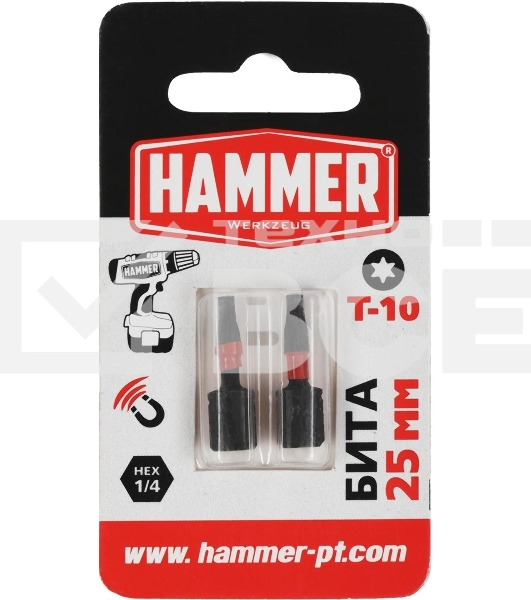 Бита Haммer Flex 203-179TORX-1025мм, 2шт.