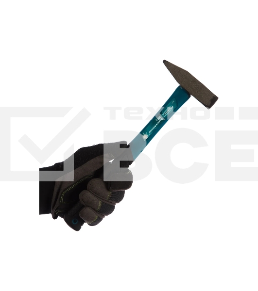 Молоток слесарный Gross 10273 300 г, квадратный боек, фиберглассовая обрезиненная рукоятка