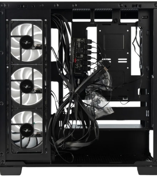 Корпус eATX Eurocase M9 Max-Fish tank M9 MAX 2ARGB 3_0_2 BLACK черный