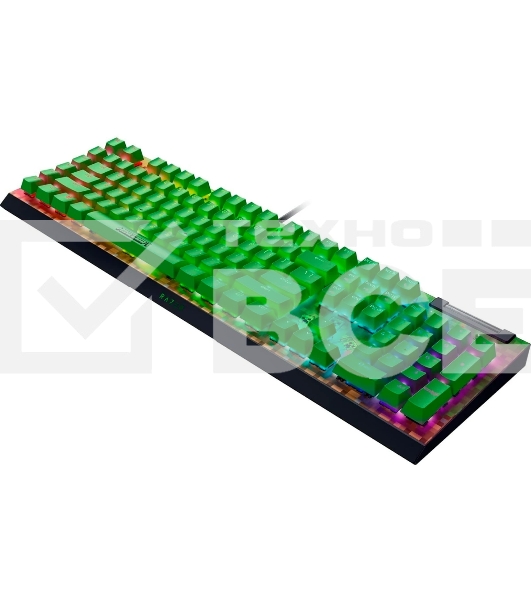 Клавиатура Razer BlackWidow V4 X Green Switch Minecraft Edition проводная, USB Type-A, зеленый