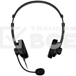 Гарнитура Genius HS-230U чёрный, проводная, USB