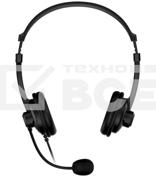 Гарнитура Genius HS-230U чёрный, проводная, USB