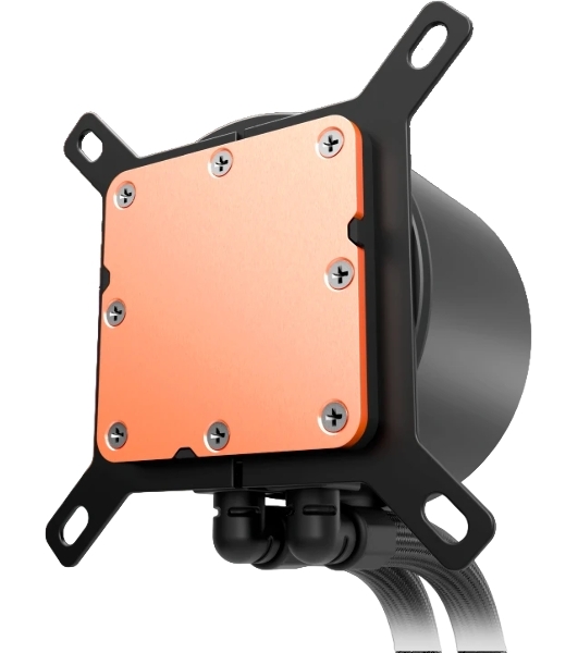 Система жидкостного охлаждения для ПК/ Water Cooling System NZXT Kraken Plus 360 RGB V2 (260W, 360mm, LED temp., Black, RGB/ Fans: 3x120mm, 75.05CFM, 31.9dBA, 2400RPM/ Pump height 55.97mm, 2800RPM, Rad thickness 27mm/ S: 1851, 1700, 1200, 115X, AM5, AM4)